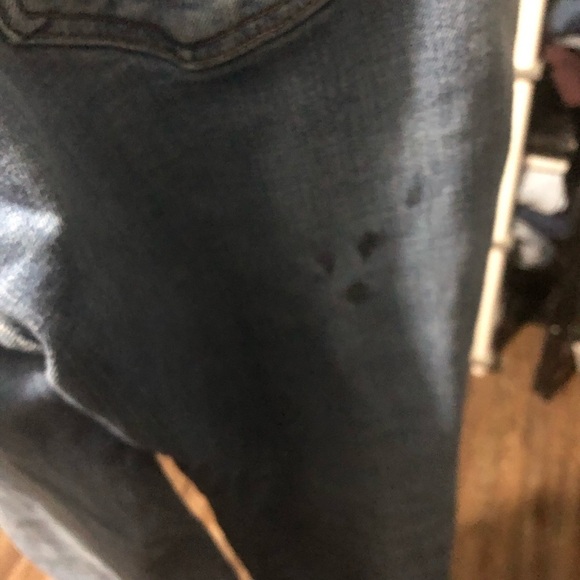 Levi's 511 Jeans Men's 38x32 Premium Denim Relaxed Straight Leg Distressed - Picture 7 of 9